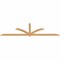 Ekena Millwork Redmond Timber Gable Bracket, Western Red Cedar, 108"W x 31 1/2"H x 1 1/2"D x 3 1/2"F, 7/12 Pitch GBW108X31X0204RED00SWR - alternate 3